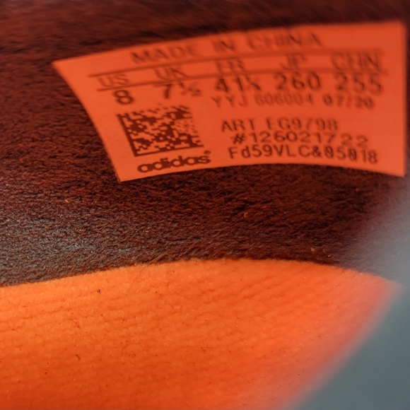 Adidas UltraBoost Cold.RDY Men's Running Shoes Size US 8 Black Orange EG9798 New - Picture 10 of 13